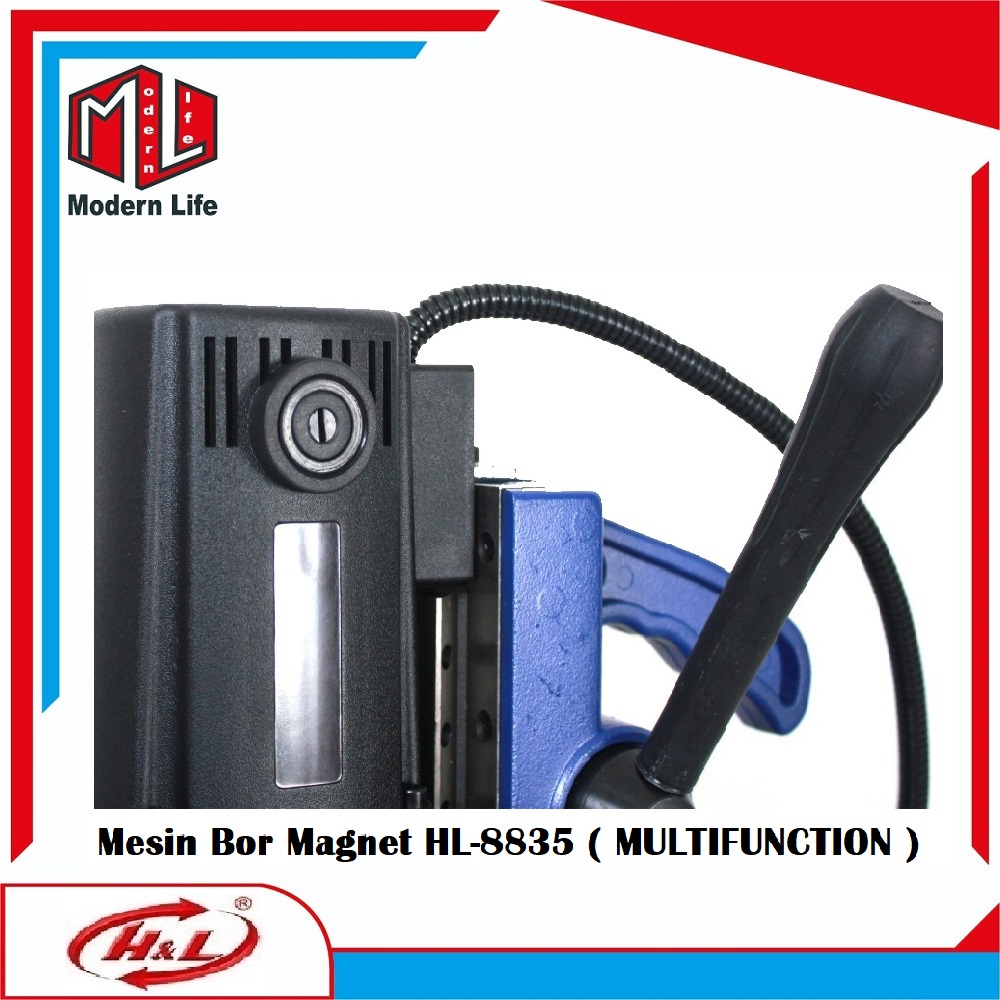 HL-8835 Mesin Bor Magnet / Magnetic Drill HL 8835 MULTIFUNCTION