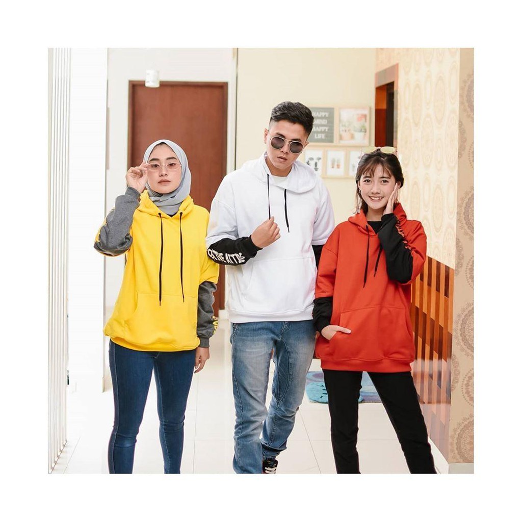 Nara Grosir - Positive Attitude l Pakaian pria dan wanita  l Jaket Hoodie Terbaru