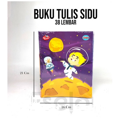 10pcs Buku Tulis SIDU Garis 38lembar / 1pack Buku Tulis SIDU 38lembar / Buku Tulis SIDU