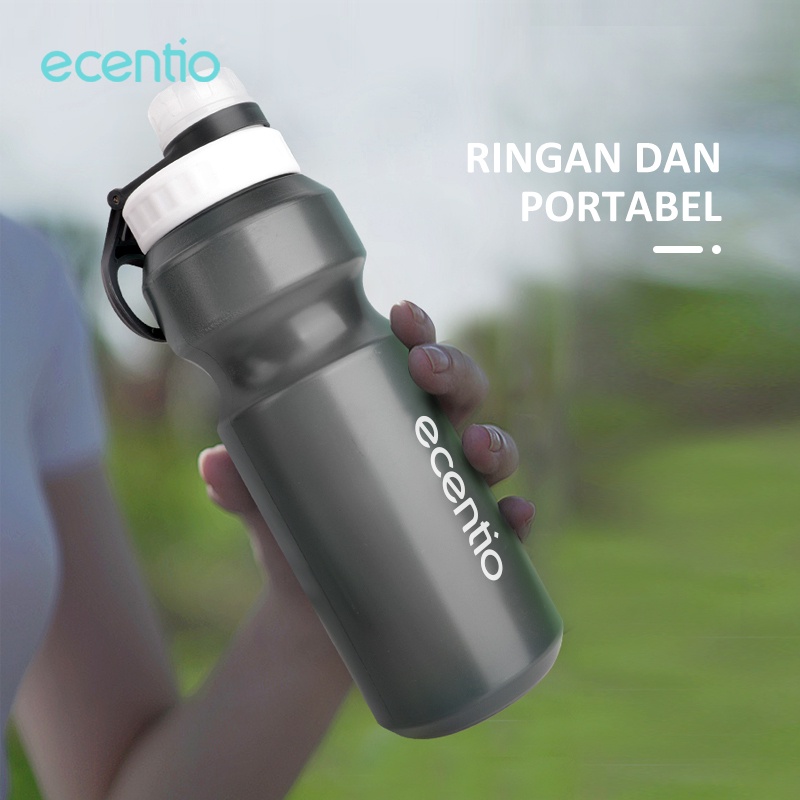 ecentio botol air plastik 750/500ml Botol Minum Tempat Penyimpanan Air Anak Unik Water Bottle Drink Murah