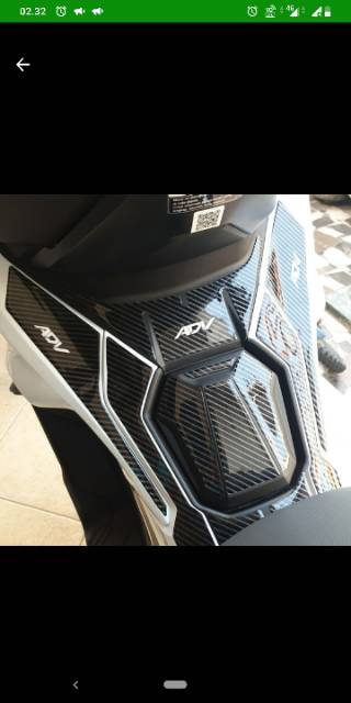 Aksesoris Honda ADV 150 DeckPad Stiker Tankpad Sticker Timbul Deck Motor