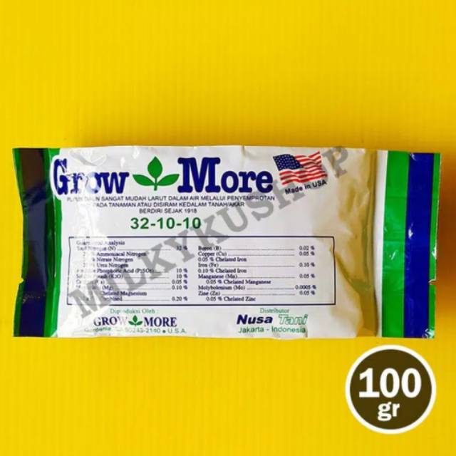 Pupuk growmore 321010 pertumbuhan