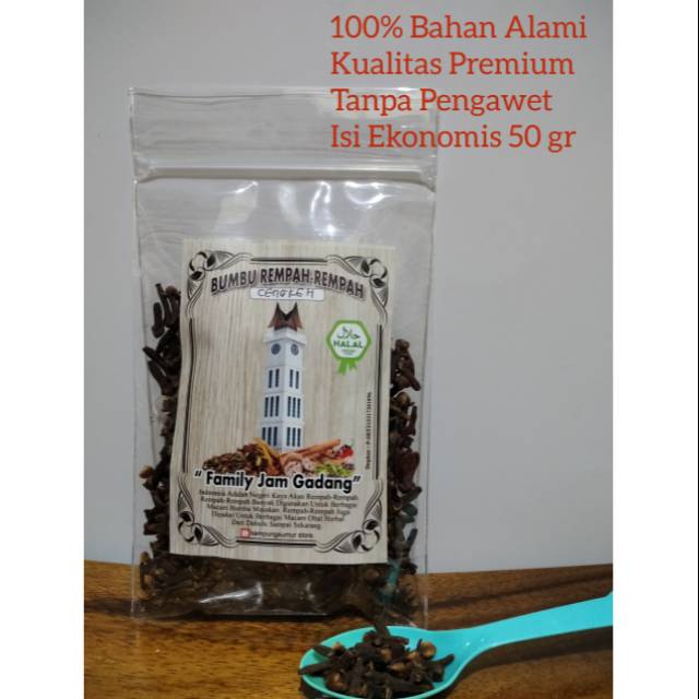 

Cengkeh Asli cengkeh kasar Isi 50 gram Bumbu Dapur