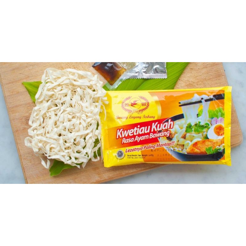 

Kwetiau Rebus, Kwetiau Goreng, Kwetiau Instan