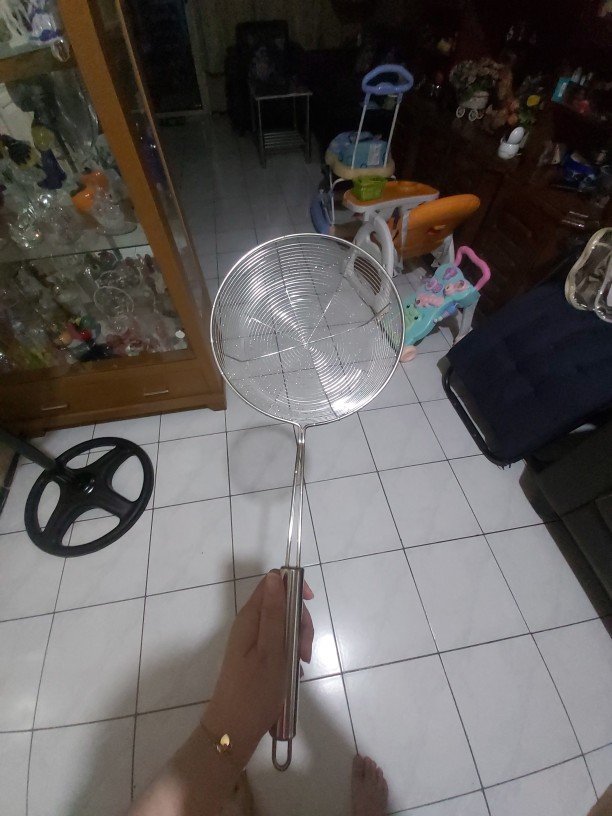 Homemaster Saringan/tirisan/strainer Mie Multifungsi Stainles 22 Cm Sm22