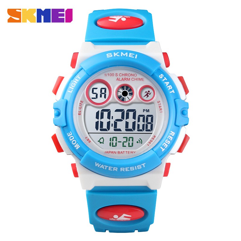 Kids Jam Tangan Sporty Anak - 1451 - EMWSE6ET BlueWhite - SKMEI