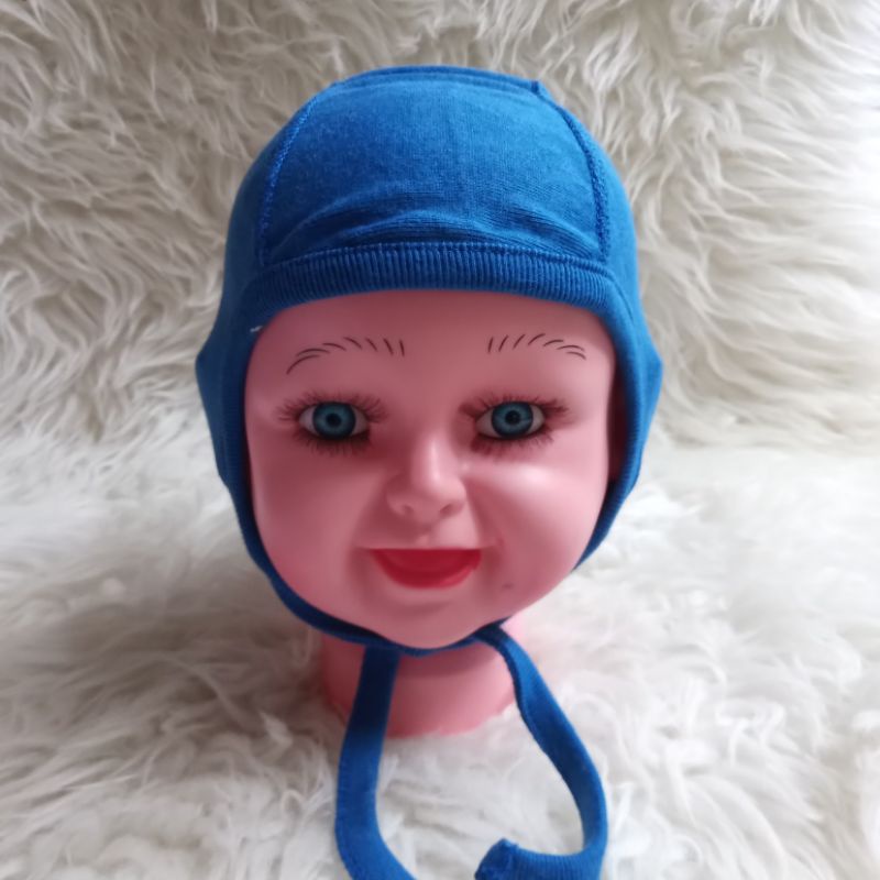 Topi Preloved PL Anak Bayi Laki Laki Cowok-Biru 3-6m