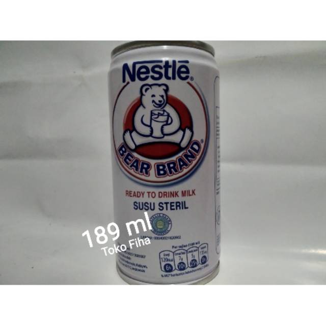 

Nestle Bear Brand 189ml - Bearbrand kaleng