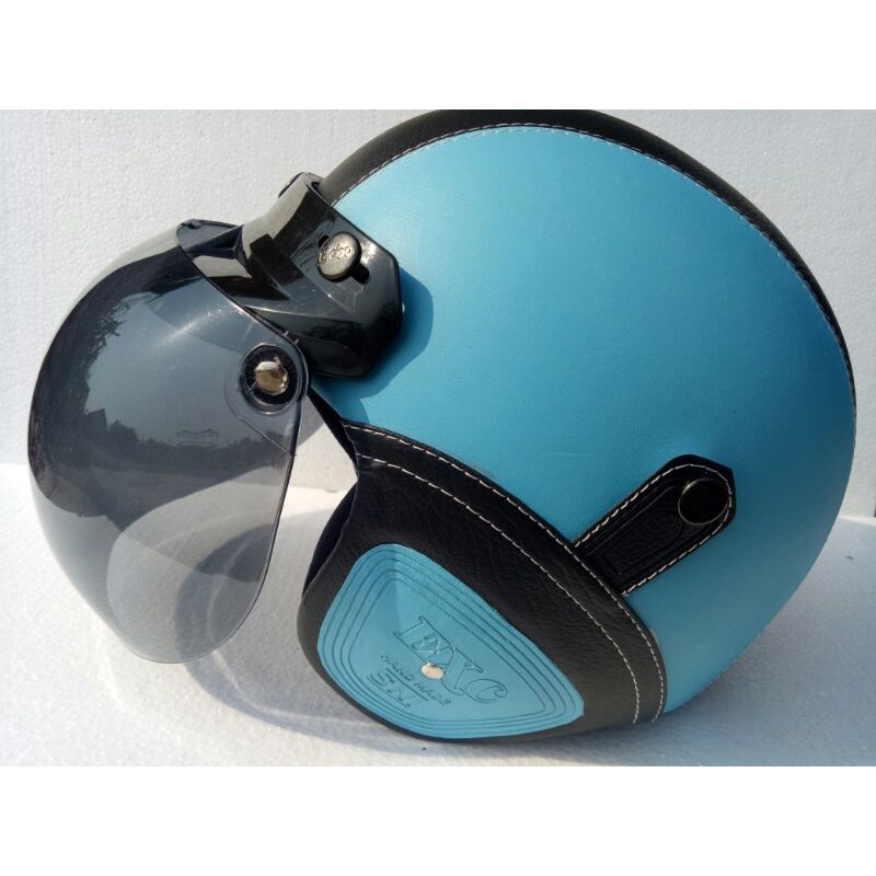 HELM BOGO DEWASA BIRU HITAM
