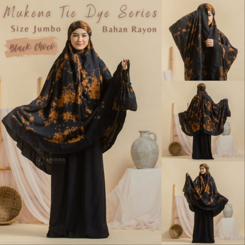 MUKENA BALI JUMBO PREMIUM/MUKENA TYEDIE SMOKE