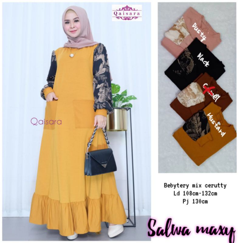 SALWA MAXY GAMIS MUSLIM BY QAISARA