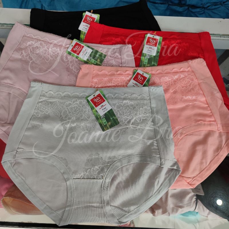 Elena Celana Dalam Wanita Katun Highwaist E 9228 - CD Wanita Pasak Tinggi Fit bb 75kg Lembut Dingin