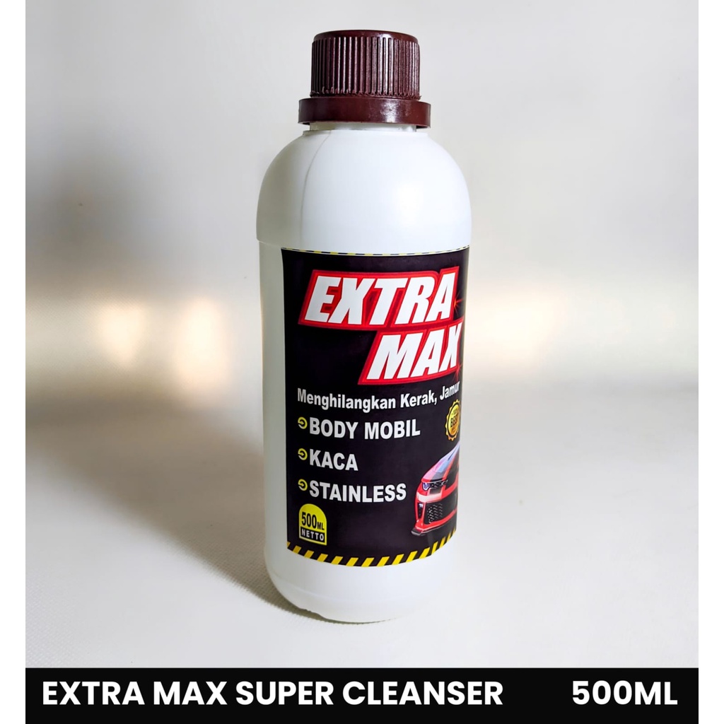 Pembersih Jamur Kaca Mobil dan Stainless steel / Extra Max Super