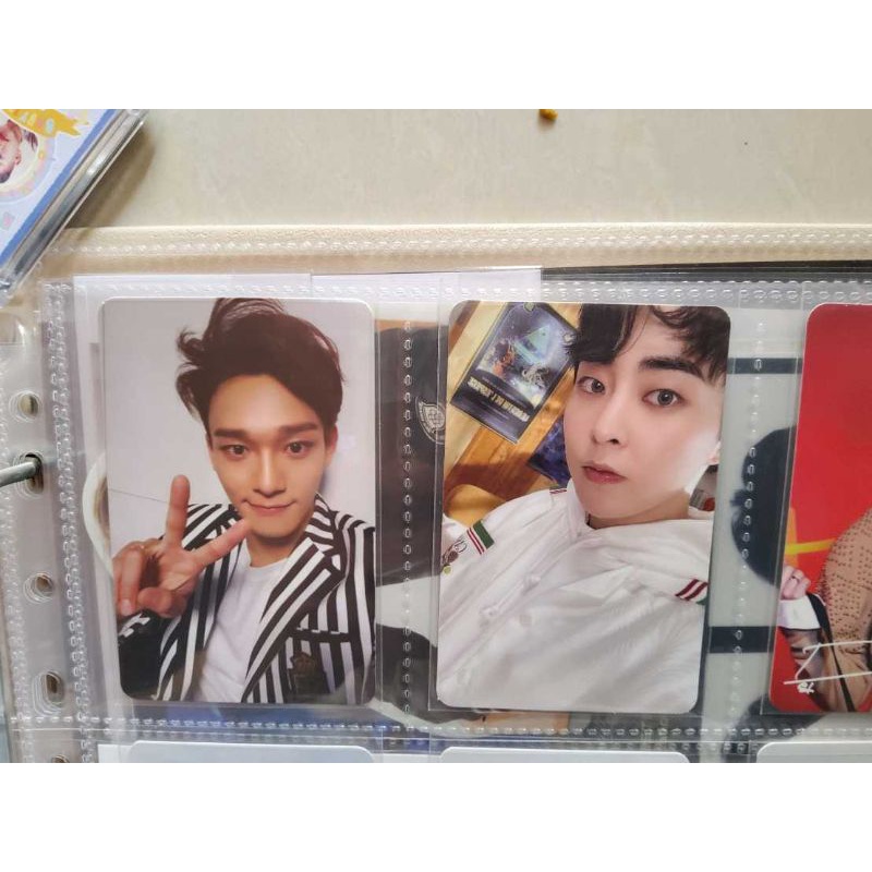 photocard pc exo chen lmr xiumin dftf expansion love me rightr korean  dont fight the feeling