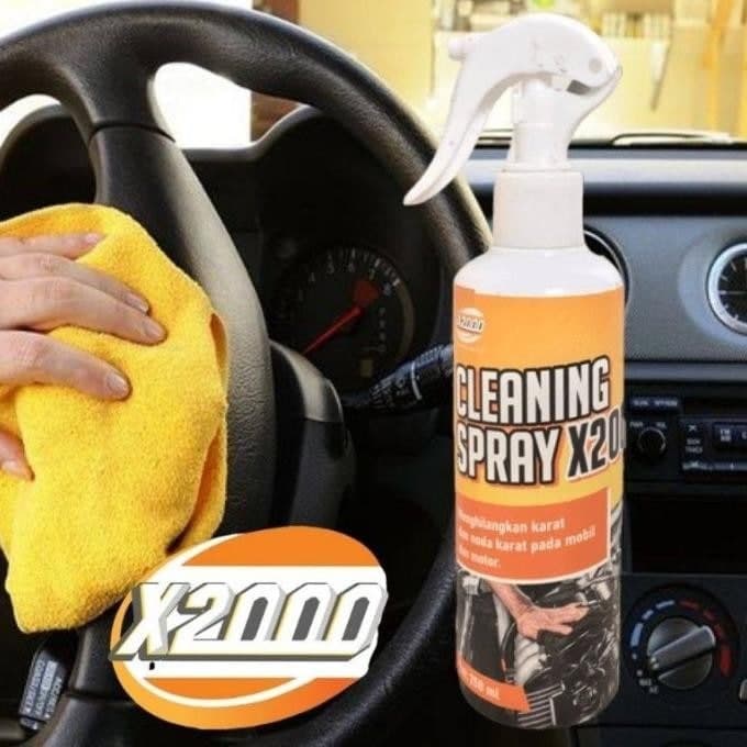 Super Cleaning spray X2000 Menghilangkan karat, minyak, kotoran, noda jamur,wax mobil,spray pembersih dapur bersih seperti baru