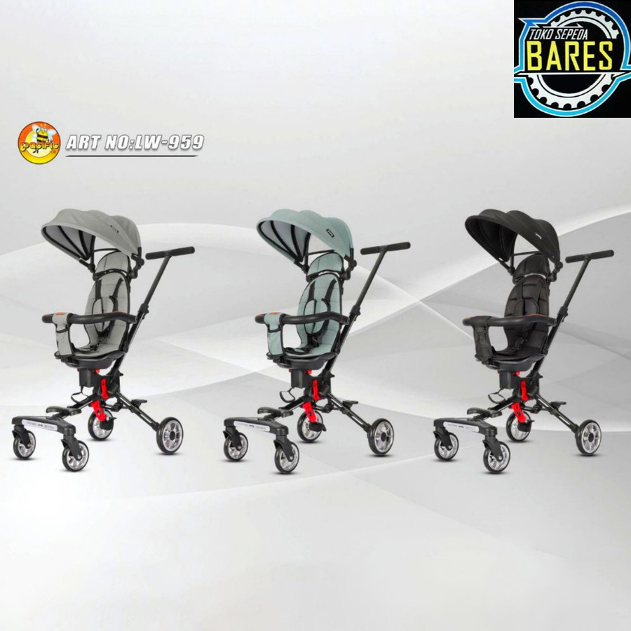 Kereta Dorong Bayi Pacific JR PC-LW212 / LW-959 / LW-979 Magic Baby Stroller