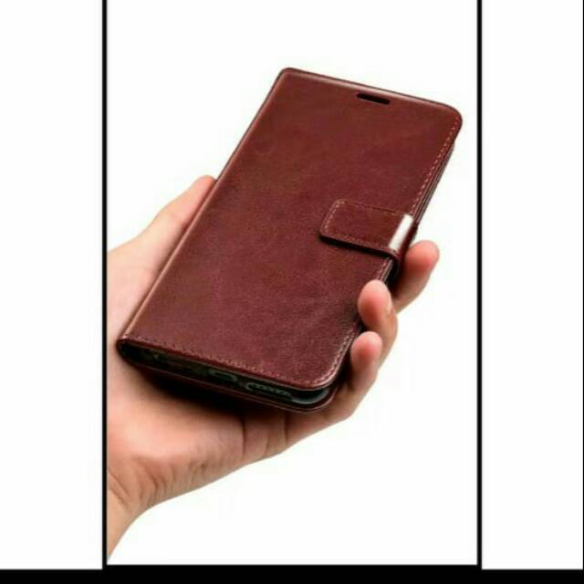 Leather  Case Redmi 3S / Redmi 3 Pro Fip Cover Wallet Case Kulit Casing Dompet