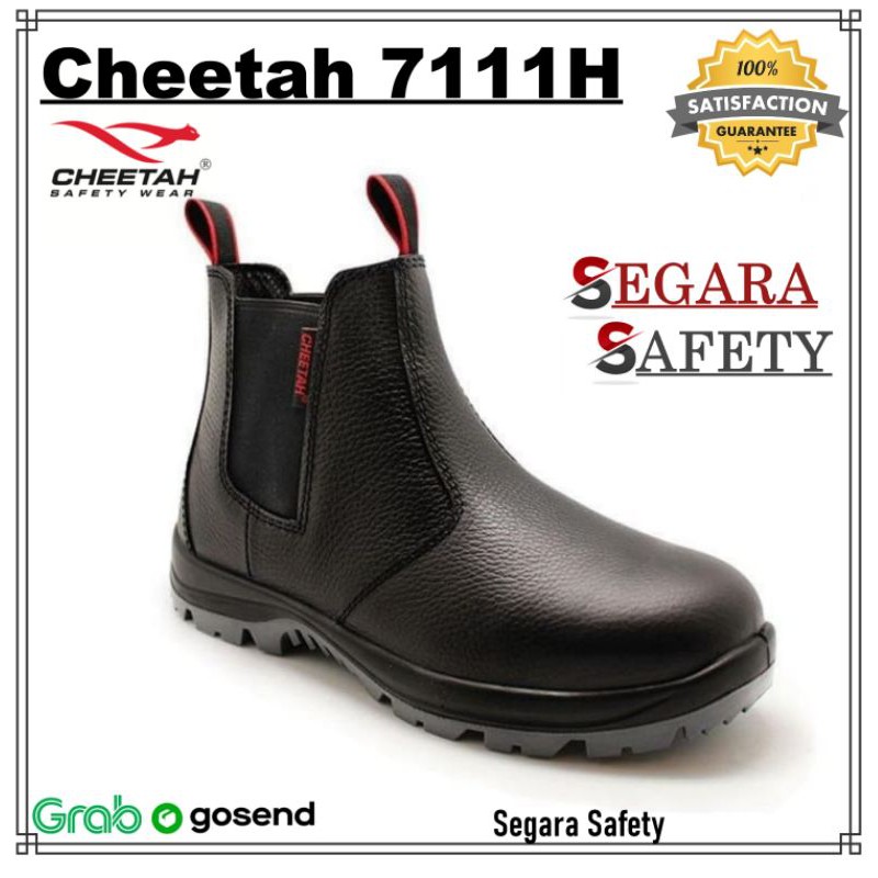 Sepatu Safety Cheetah 7111 H - Safety Shoes Cheetah 7111 Hitam