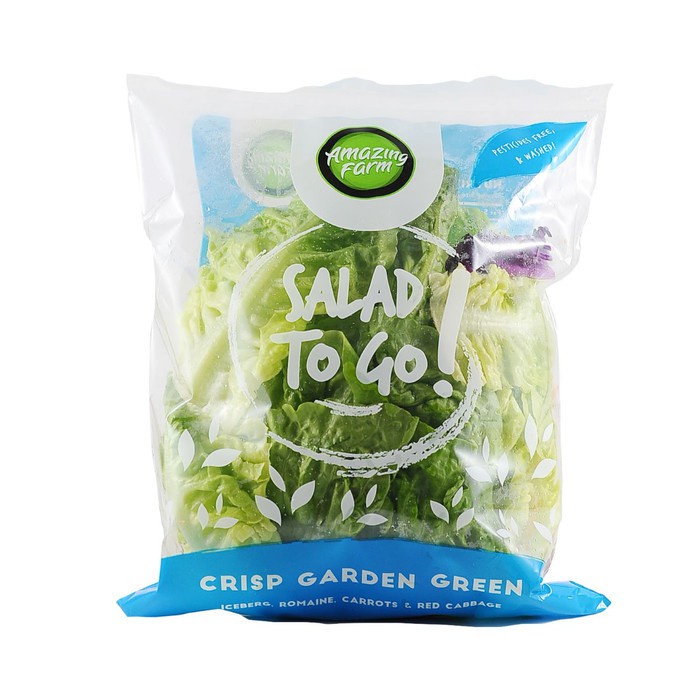 

Amazing Farm, Salad To Go Crisp Garden Green 150gr