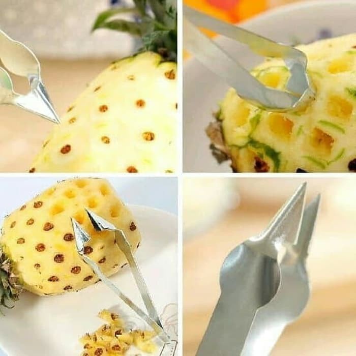 Penjepit Capitan Mata Nanas Capit Jepit Buah Makanan dapur kitchen set fruits alat masak spatula new