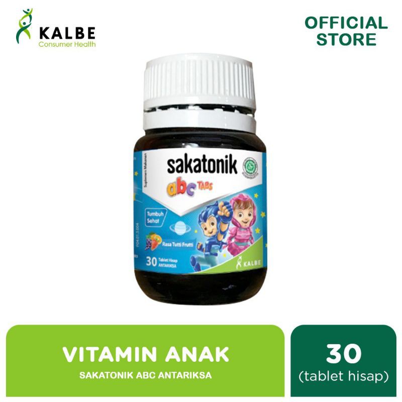 SAKATONIK ABC GUMMY ISI 30 TABLET, MULTIVITAMIN UNTUK ANAK BERKUALITAS~ORIGINAL 100%