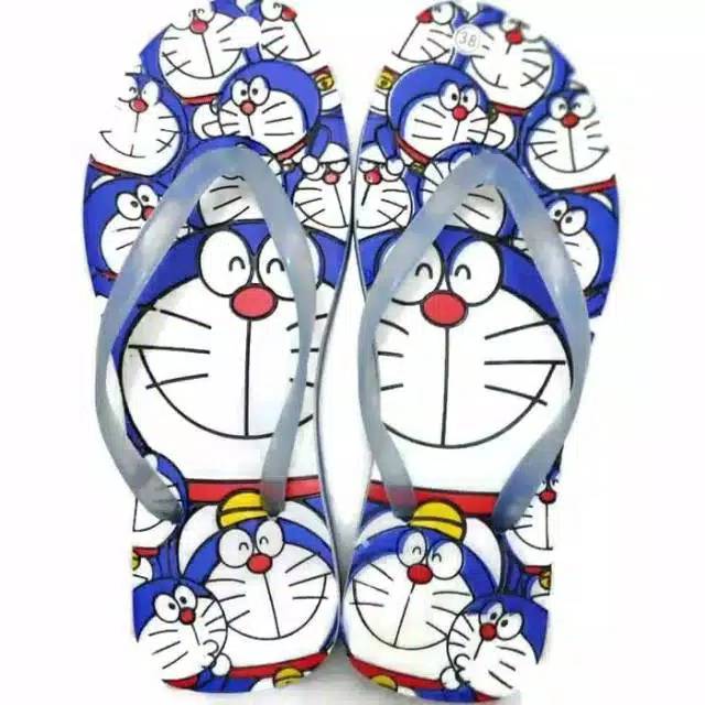 Sandal jepit doraemon