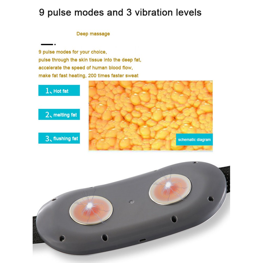 Alat Pijat Getar Panas Pembakar Lemak Recharge Smart Removal Machine