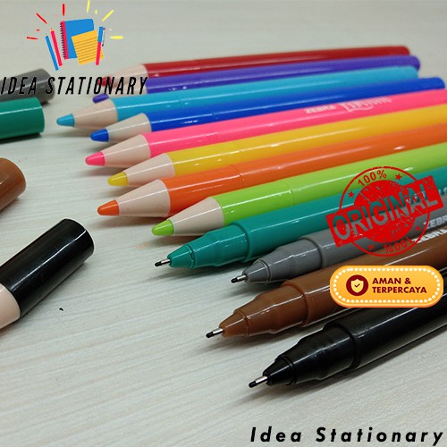 

READY STOCK!!! Pen Boxy Zebra Penciltic Fineliner 0.4mm