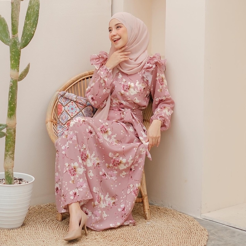 Koyu Hijab Gamis Kode Monalisa Dress