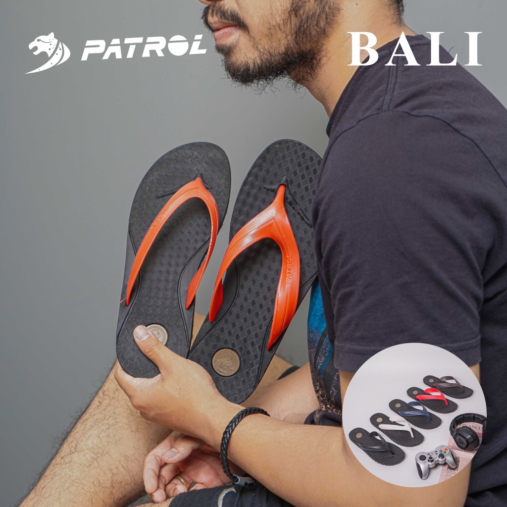 Sandal jepit pria terbaru Patrol BALI sendal jepit pria murah sandal gunung sandal distro terbaru