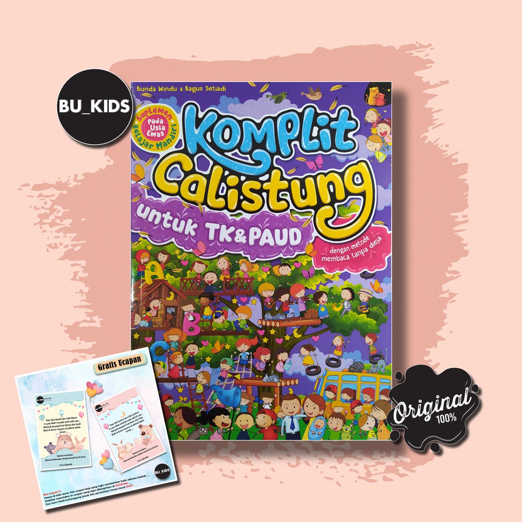 Buku Calistung Buku Anak Tk Paud Calistung Plus Siap Masuk Sd Shopee Indonesia