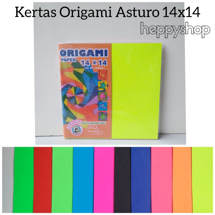 

Senikertas- Kertas Origami Asturo 14X14 -Kertas-Seni.