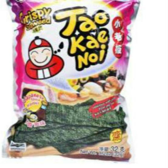 

45G✽ Tao Kae Noi Crispy Seaweed 32gr Original/ & Spicy/ Tom Yum Goong/ Japanese Souce/ seafood Past