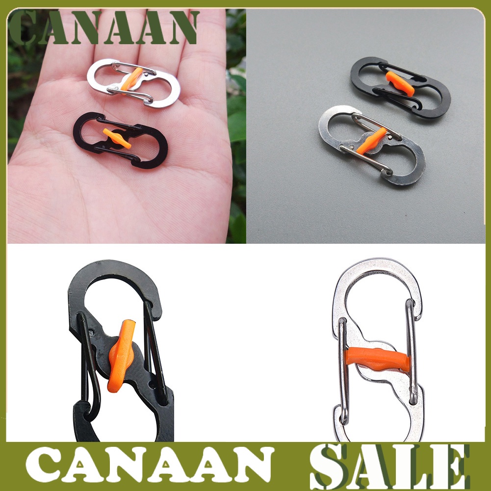 canaan 8-Shaped Outdoor Hook Buckle Snap Clip Mount Climbing Carabiner Chain Key Chain