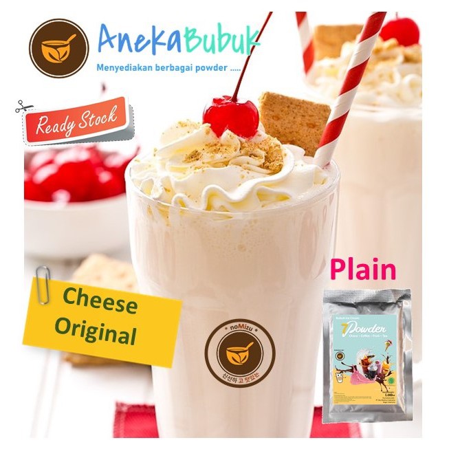 

BUBUK MINUMAN PLAIN CHEESE 1KG - SERBUK MINUMAN RASA PLAIN CHEESE - PLAIN CHEESE BOBA POWDER DRINK 1KG
