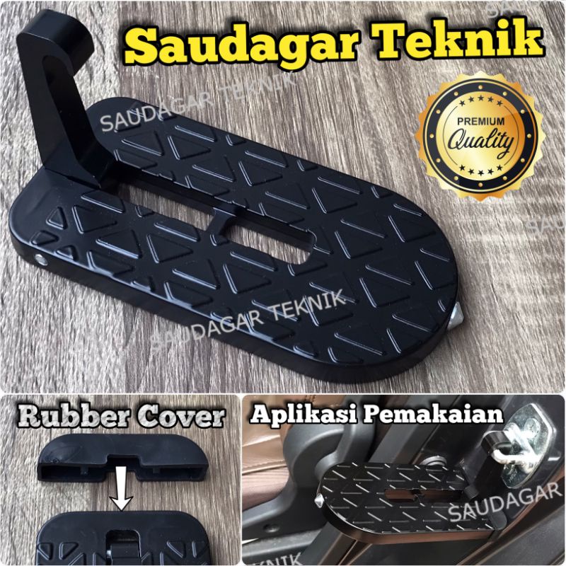 Injakan Kaki Ke Rooftop Mobil Car Door Step Hook Stainless Steel