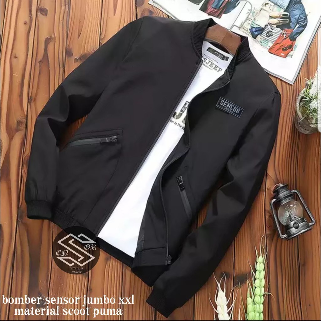 TERMURAH ! Jaket Bomber Pria JUMBO XXL - Jaket Pria Bomber Polos Original Termurah