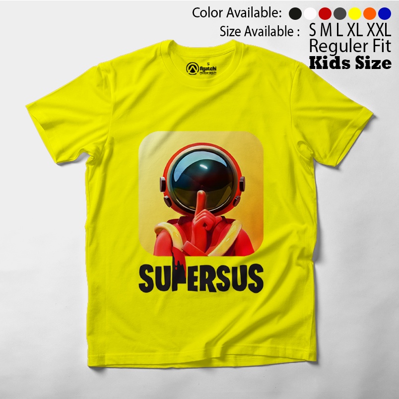 Baju Kaos Atasan Anak Laki Laki Game Super Sus