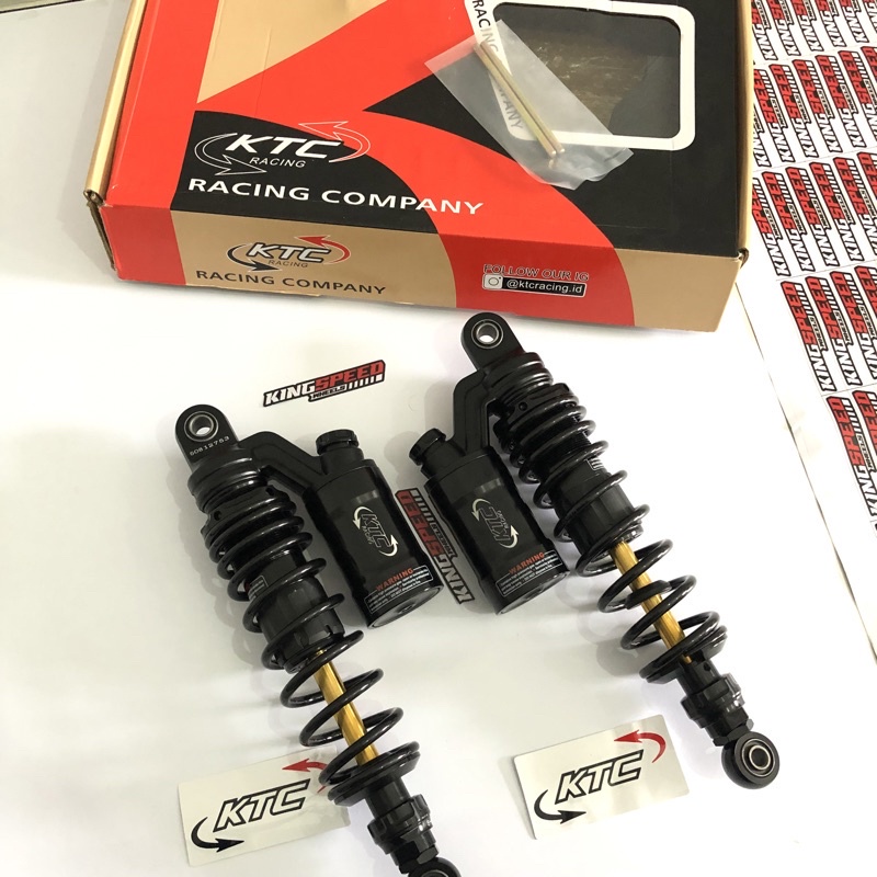 SHOCK ORIGINAL KTC RACING EXTREME RX KING TIGER THUNDER 320MM BLACK GOLD