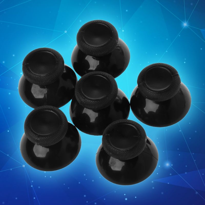 Btsg 6pcs / Set Cap Thumbstick Joystick Analog 3d Pengganti Warna Hitam Untuk Xbox One X Elite S