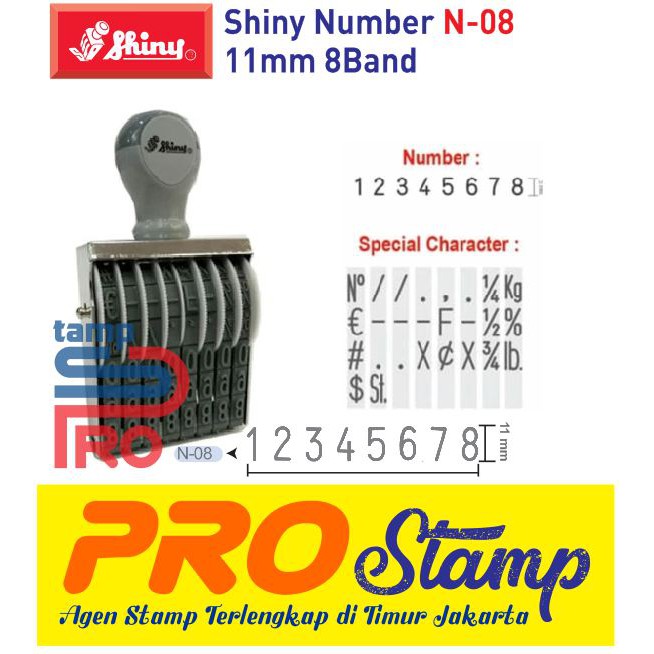 

Stempel Shiny N-08 (11mm 8Band)