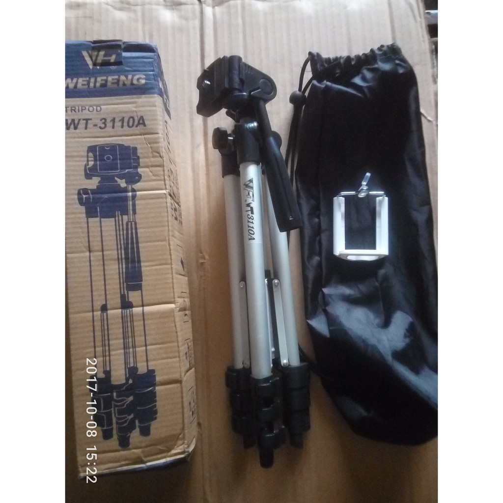 Tripod Weifeng WT3110A untuk Camdig, Handycam, DSLR dan Hp + Holder