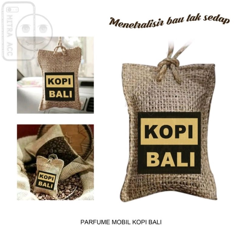 Parfum Mobil Kopi Bali Pengharum Pewangi Gantungan Mobil Biji KOPI BALI