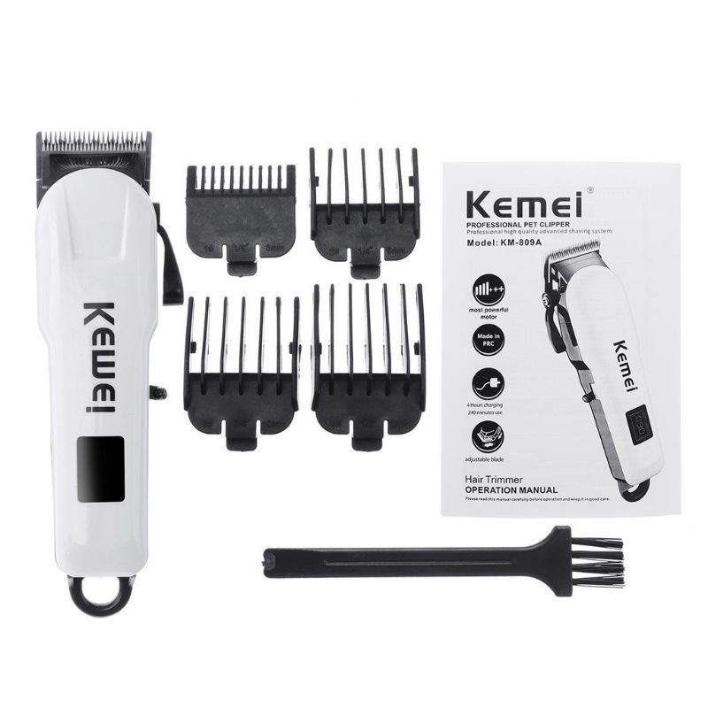 KEMEI KM-809A MESIN CUKUR RAMBUT CHARGER / HAIR CLIPPER