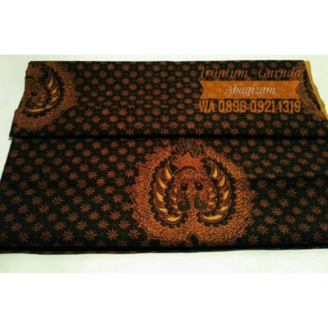 Kain batik motif truntum garuda ( kain cabut )