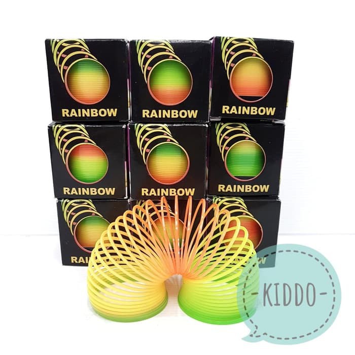 Mainan spring - per - rainbow spring