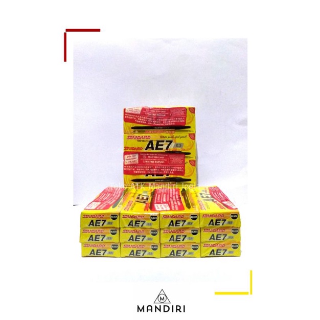 

[ size GROSS ] STANDARD AE7 ALFA TIP 0.5 tinta warna : Hitam, Merah, Biru