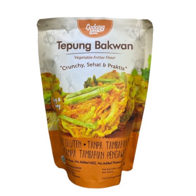 

Ladang Lima Gluten Free Tepung Bakwan 200gr