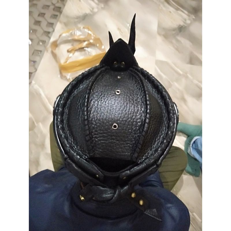 blangkon kulit asli bendo topi tradisional