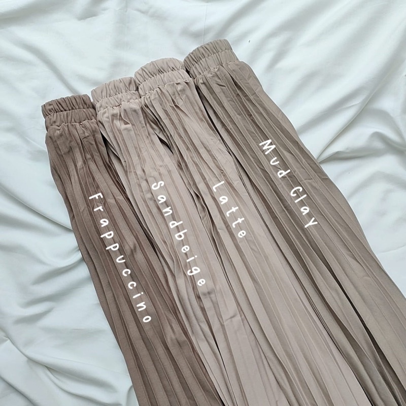 PLEATED SKIRT PREMIUM // 45 WARNA ROK PLISKET